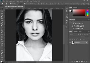 bóp mặt bằng photoshop