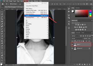 cách bóp bụng bằng photoshop