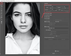 Bóp mặt trong photoshop vô cùng đơn giản