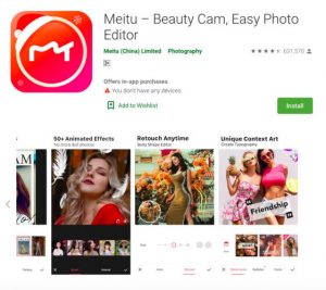 Meitu - Beauti Cam, Easy Photo Editor